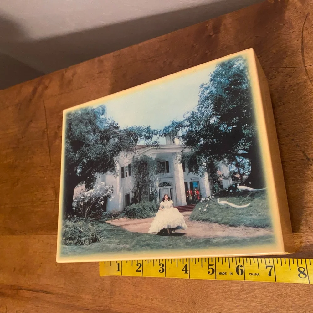 Vtg Gone With The Wind Music Box Heirloom Tradition Numbered Limited Edition